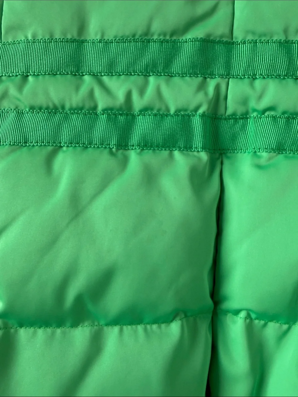 Lilly Pulitzer Kate green floral puffer vest large - Picture 10 of 14